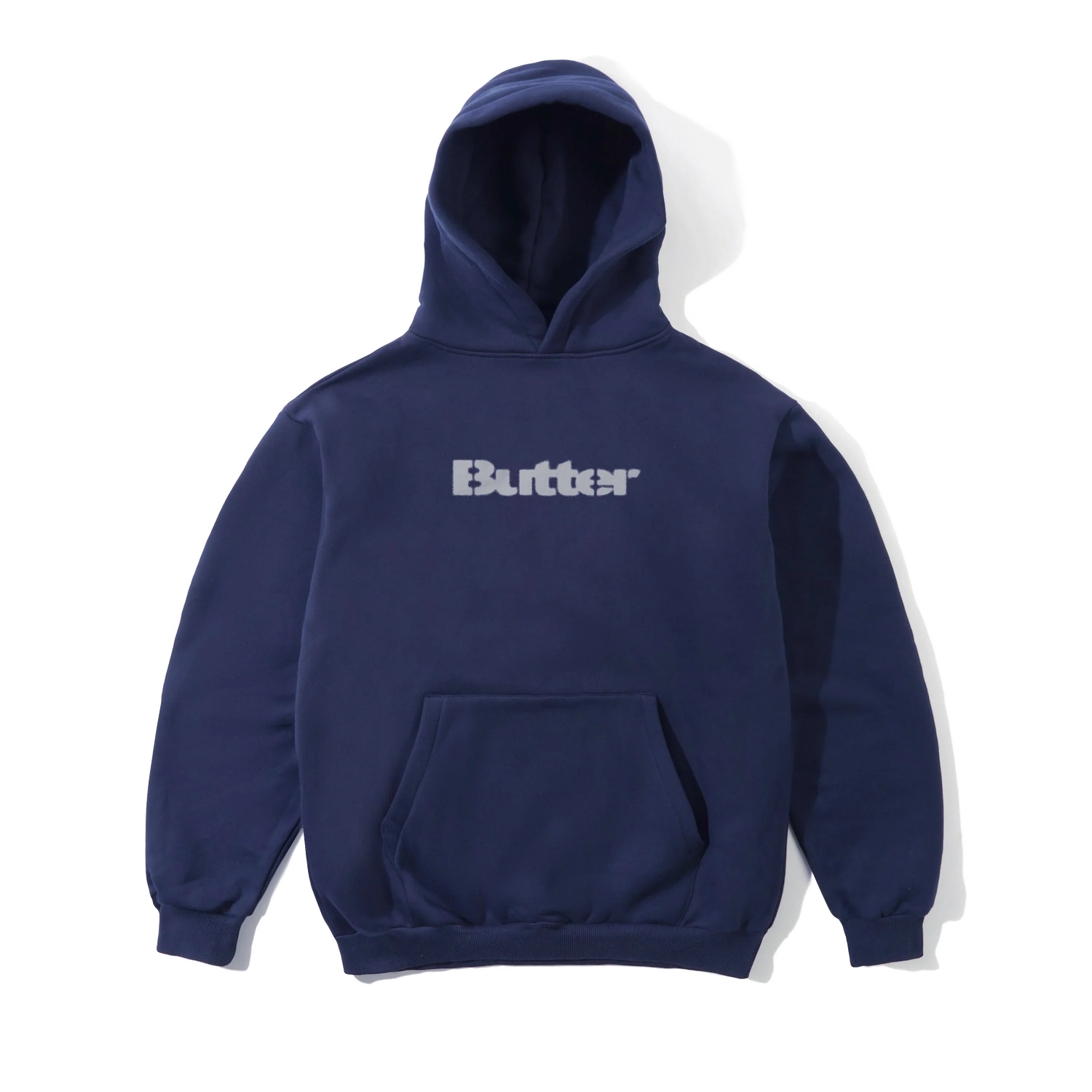 Stencil Logo Pullover Hood, Navy