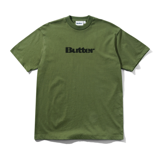 Stencil Logo Tee, Army
