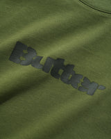 Stencil Logo Tee, Army