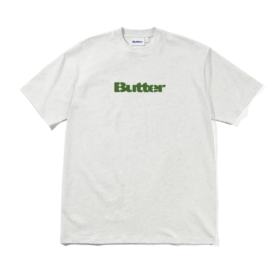 Stencil Logo Tee, Ash