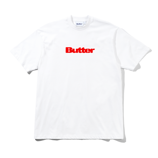 Stencil Logo Tee, White