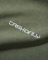 Stencil Pigment Dye Tee, Washed Army