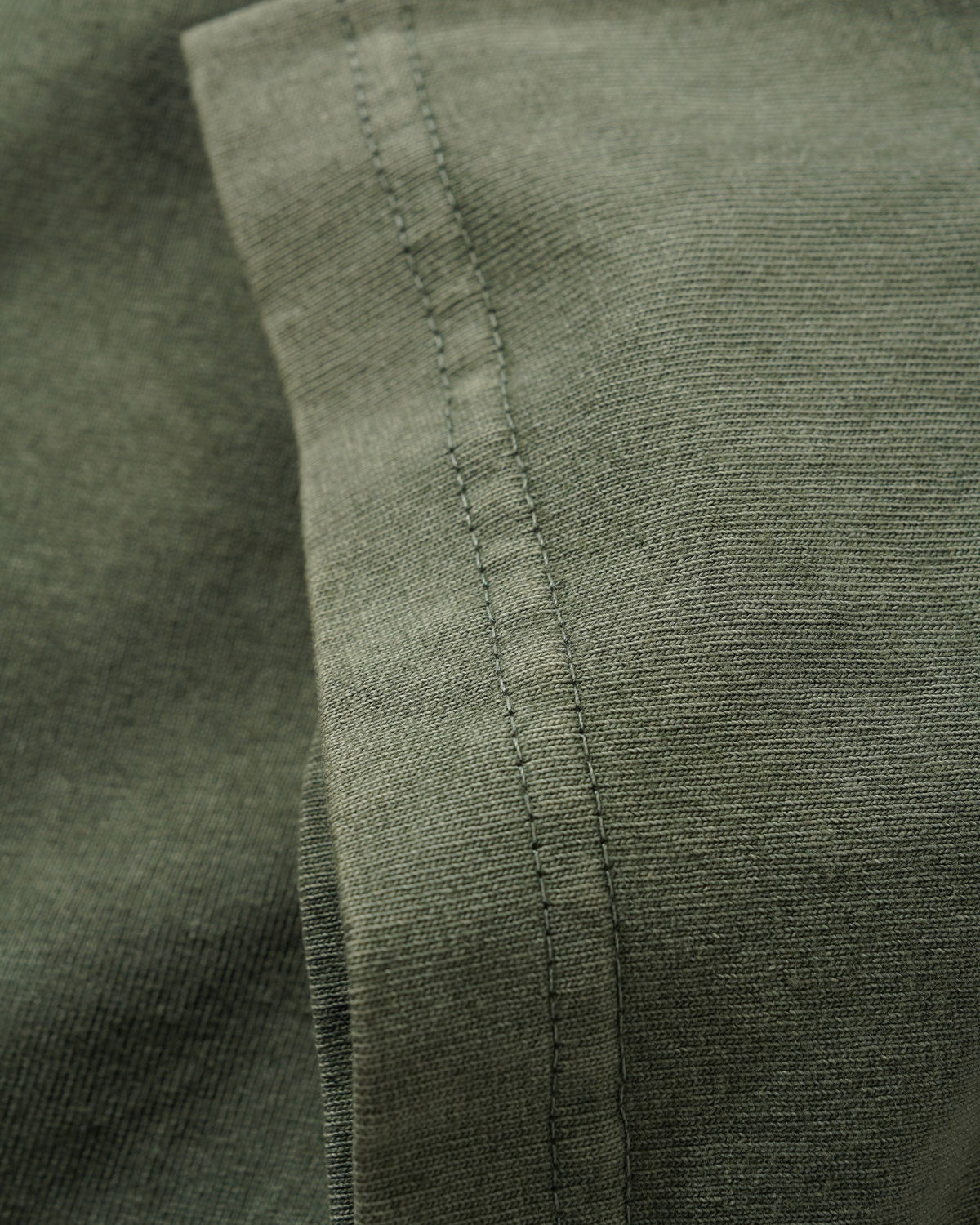 Stencil Pigment Dye Tee, Washed Army