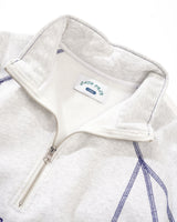 Stencil Quarter Zip, Ash