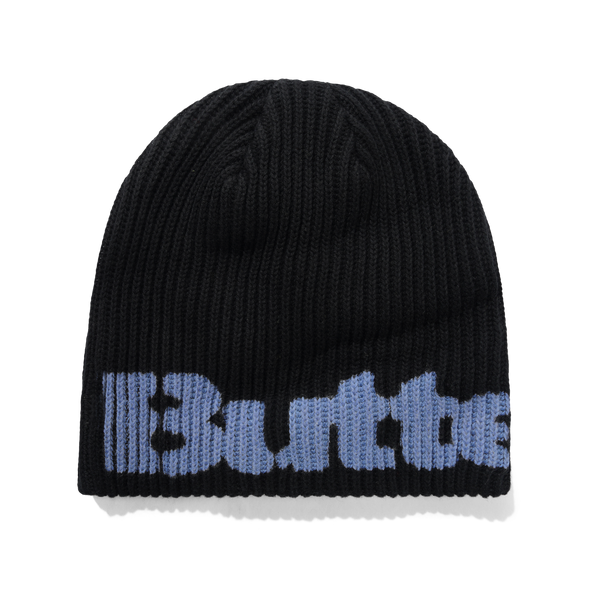 Butter Goods Stencil Skully Beanie, Black