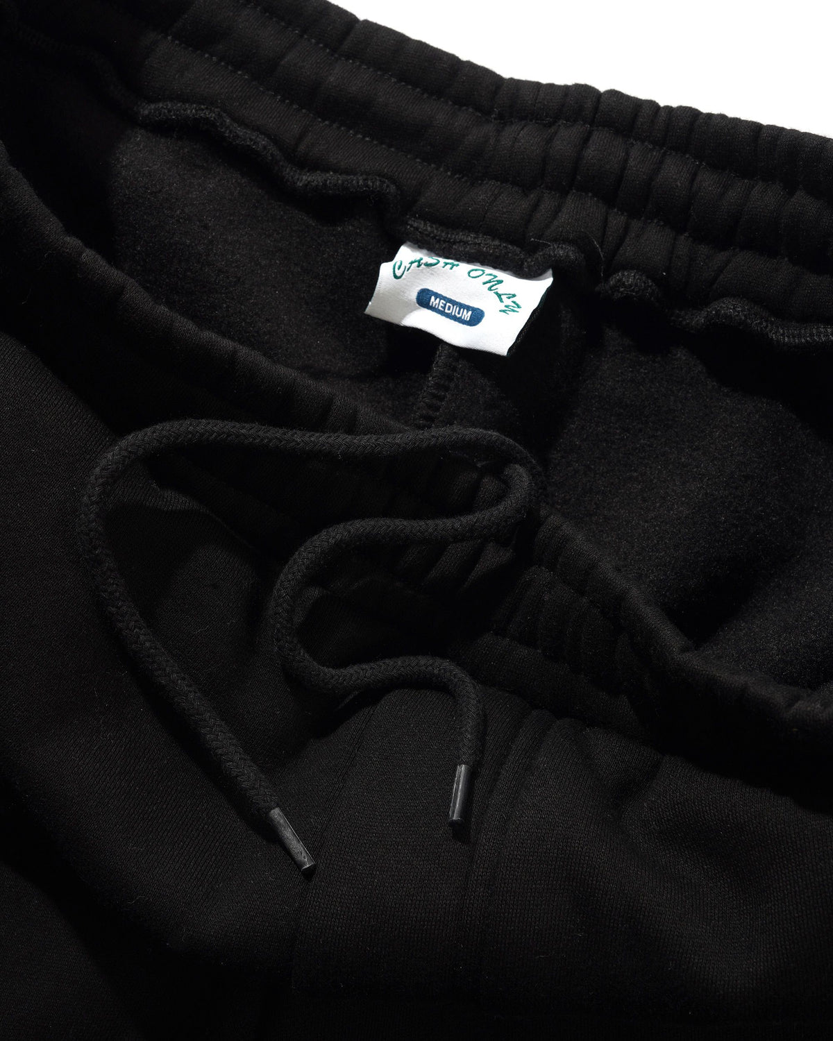 Stencil Track Pants, Black