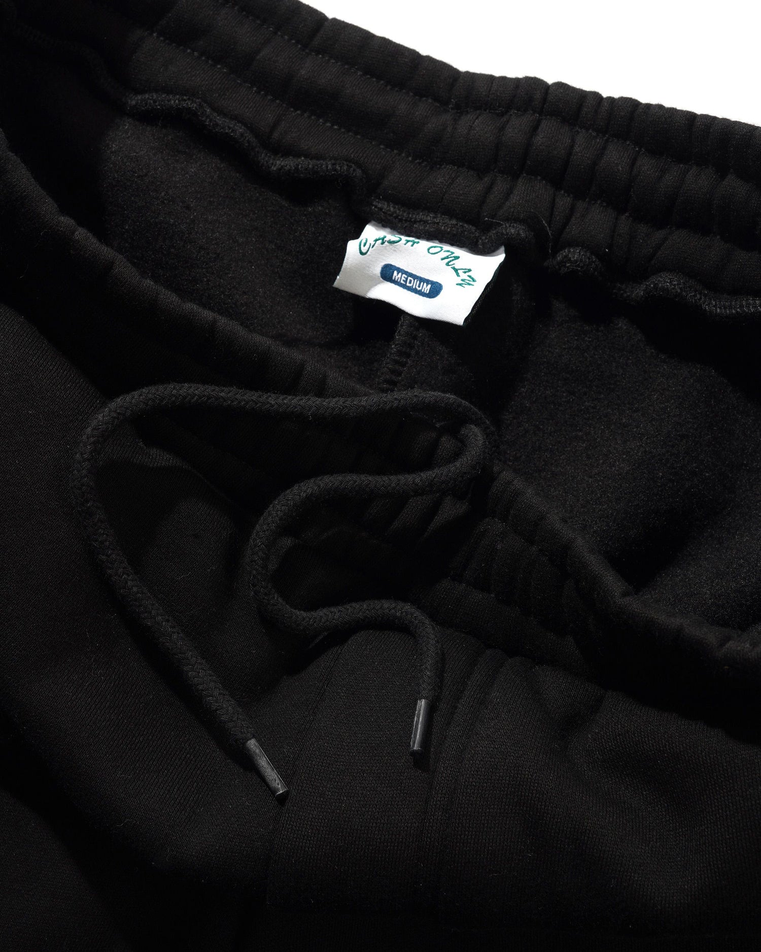 Stencil Track Pants, Black