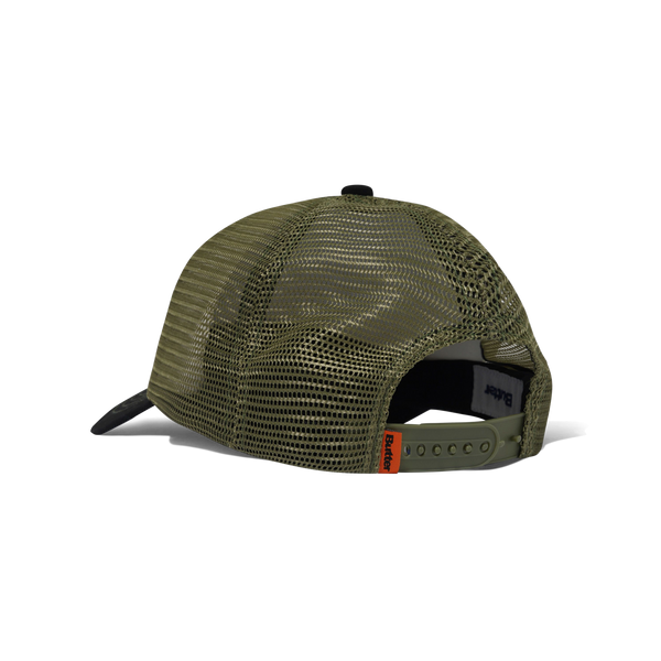 Butter Goods Stencil Trucker Cap, Black