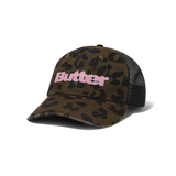Stencil Trucker Cap, Leopard