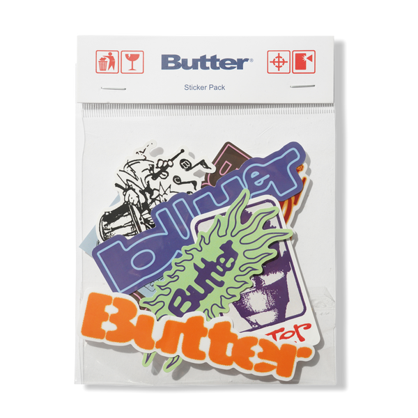 Butter Goods Sticker Pack, Multi