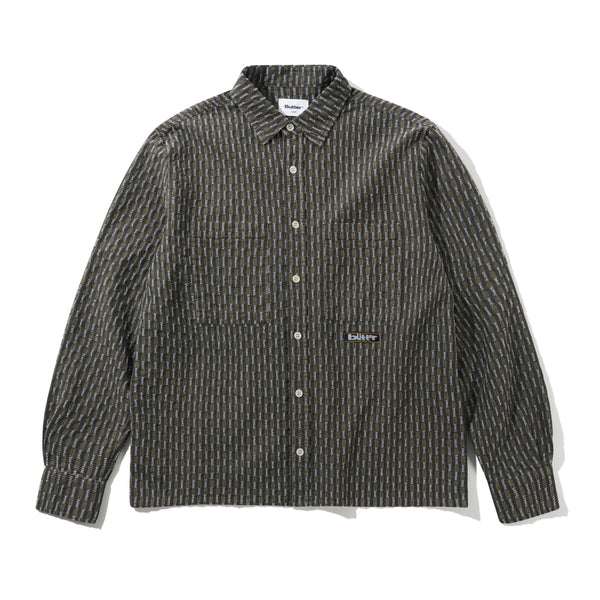 Butter Goods Stitch Shirt, Moss