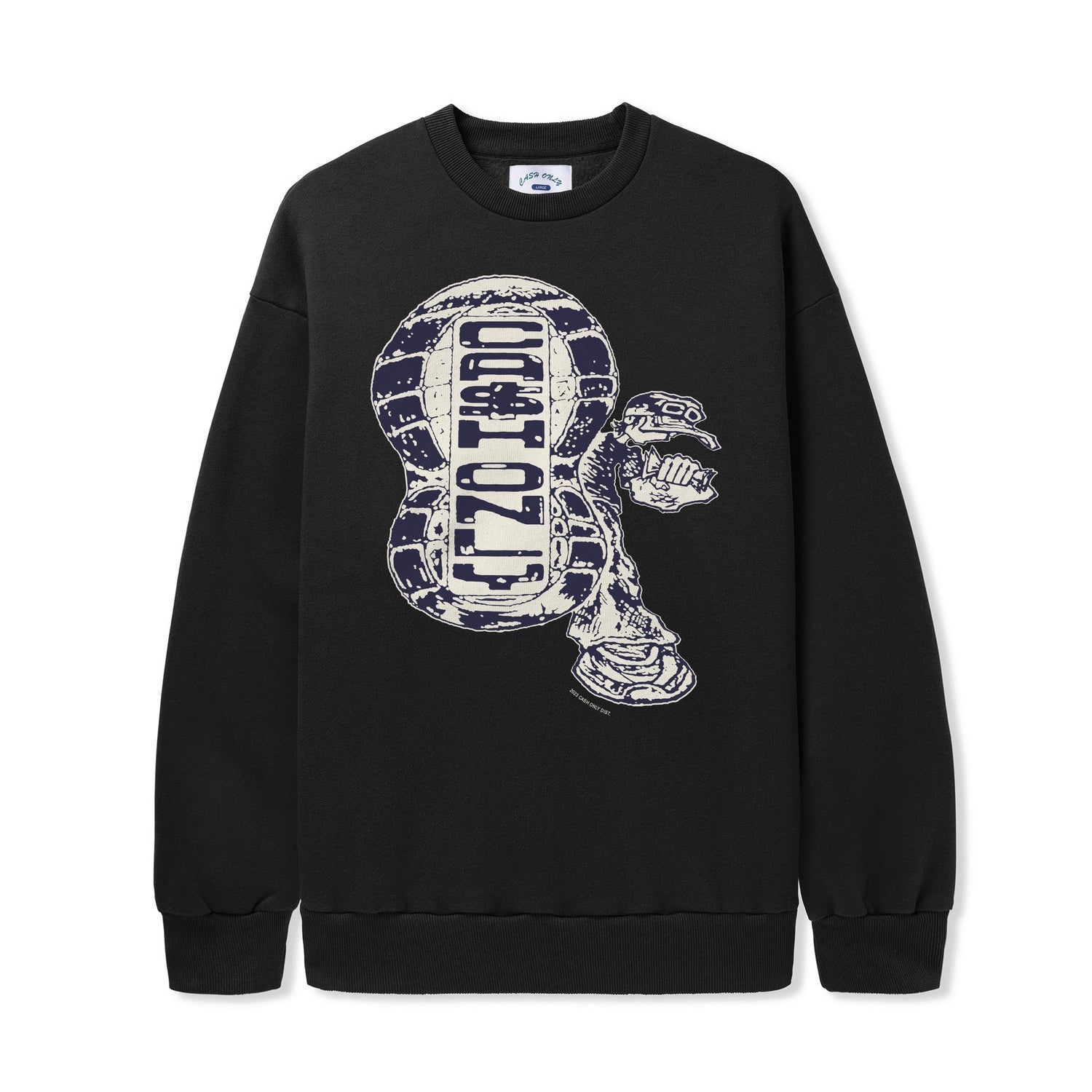 Stomp Crewneck, Black