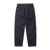 Straight Leg Denim Jeans, Selvedge Blue