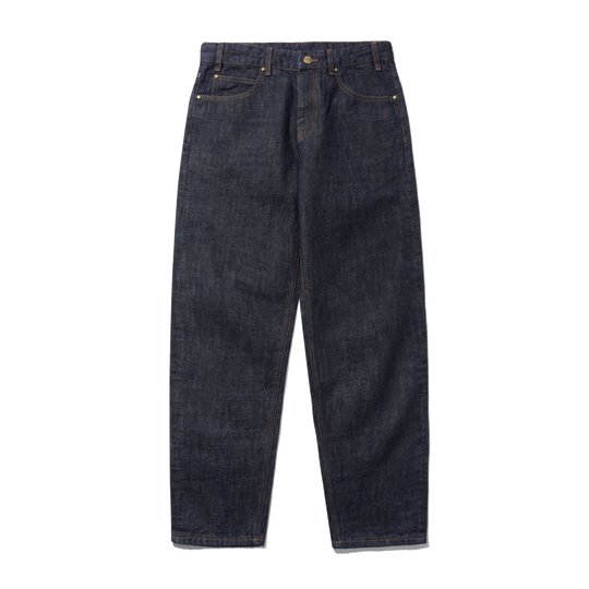 Straight Leg Denim Jeans, Selvedge Blue