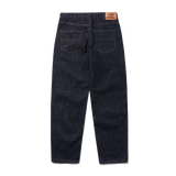 Straight Leg Denim Jeans, Selvedge Blue