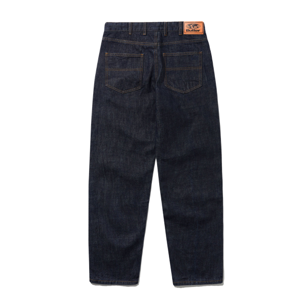 Butter Goods Straight Leg Denim Jeans, Selvedge Blue