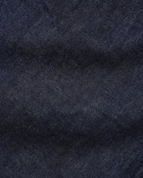 Straight Leg Denim Jeans, Selvedge Blue