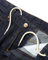 Straight Leg Denim Jeans, Selvedge Blue