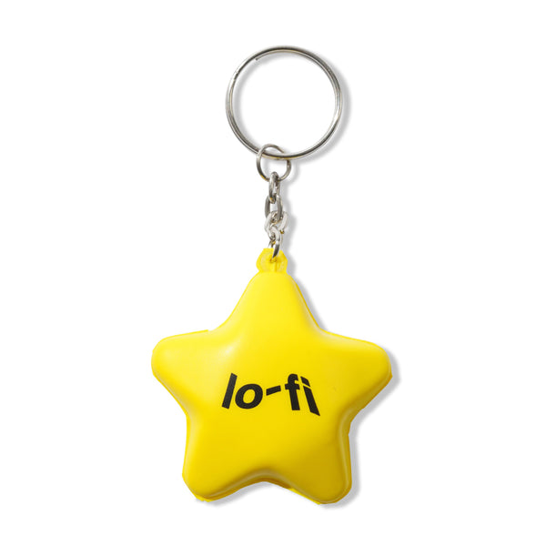 Lo-Fi Stress Toy Key Chain, Yellow