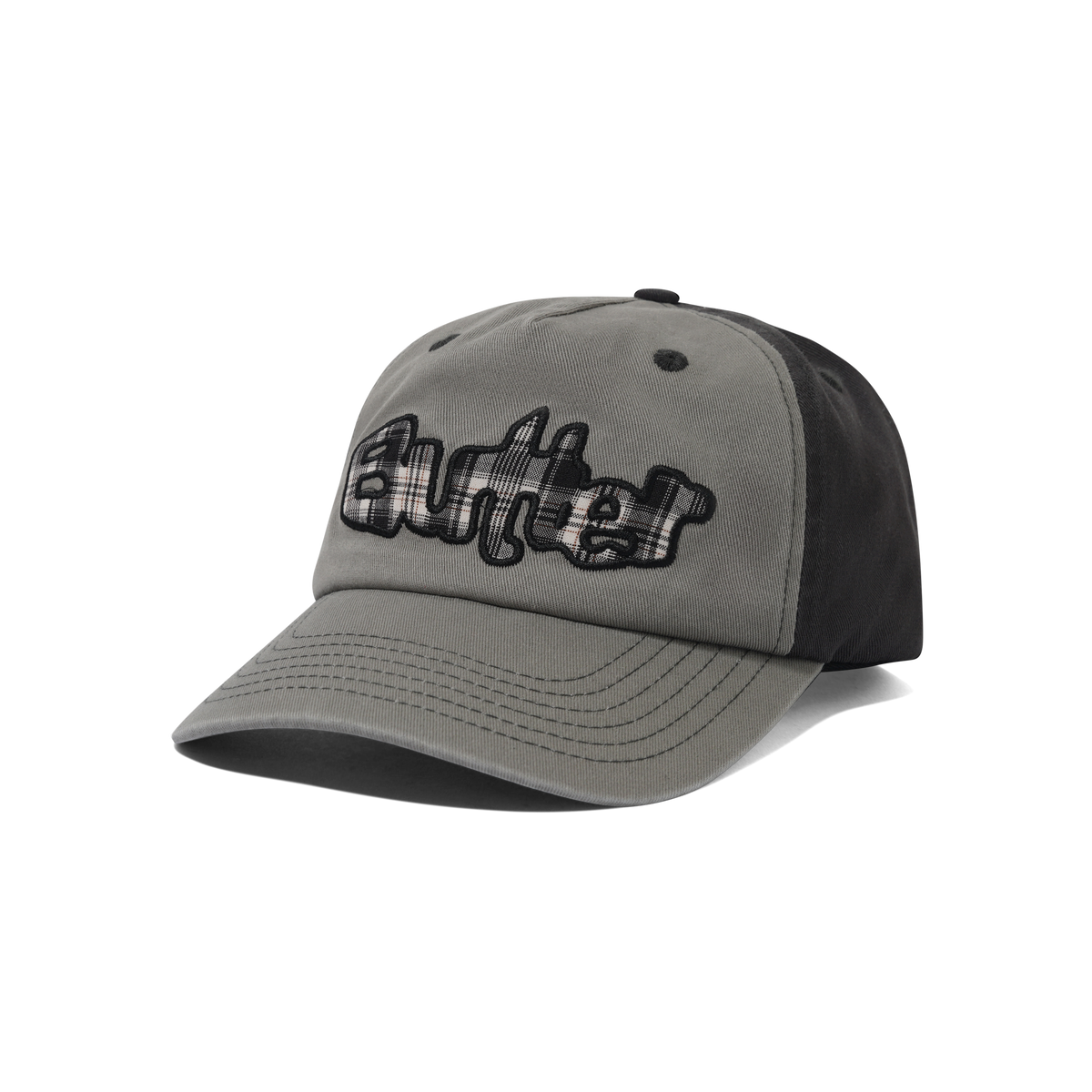 Stretch 5 Panel Cap, Washed Charcoal