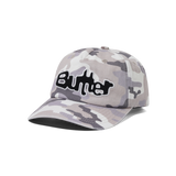 Stretch 5 Panel Cap, Washed Snow Camo