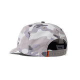 Stretch 5 Panel Cap, Washed Snow Camo