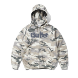 Stretch Zip-Thru Hood, Snow Camo