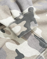 Stretch Zip-Thru Hood, Snow Camo