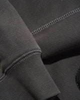Stretch Zip-Thru Hood, Washed Black