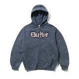 Stretch Zip-Thru Hood, Washed Navy