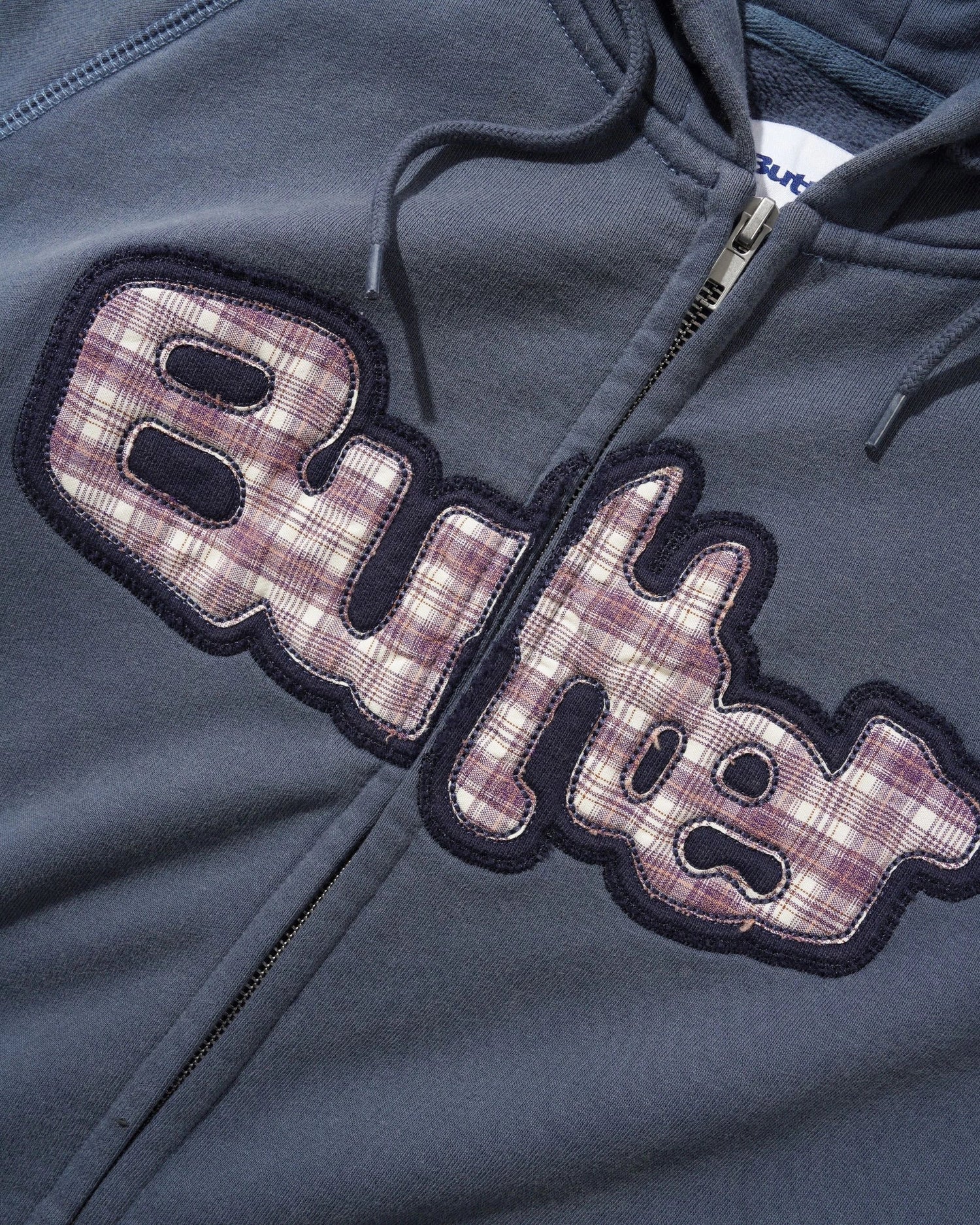 Stretch Zip-Thru Hood, Washed Navy