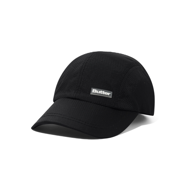 Butter Goods Stride 4 Panel Cap, Black
