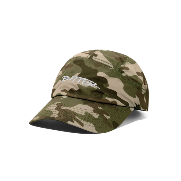 Butter Goods Stride Running Cap, Woodland Camo