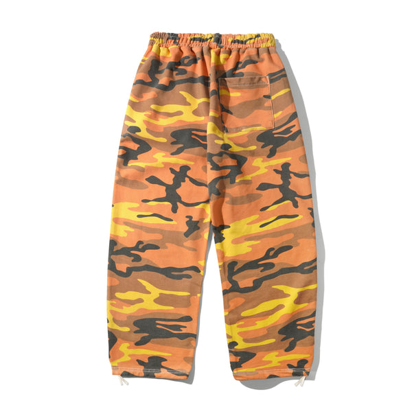 Cash Only Strip Fleece Sweatpants, Fall Camo