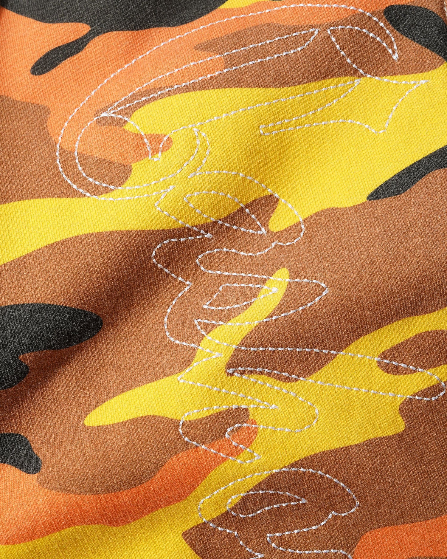 Strip Fleece Sweatpants, Fall Camo