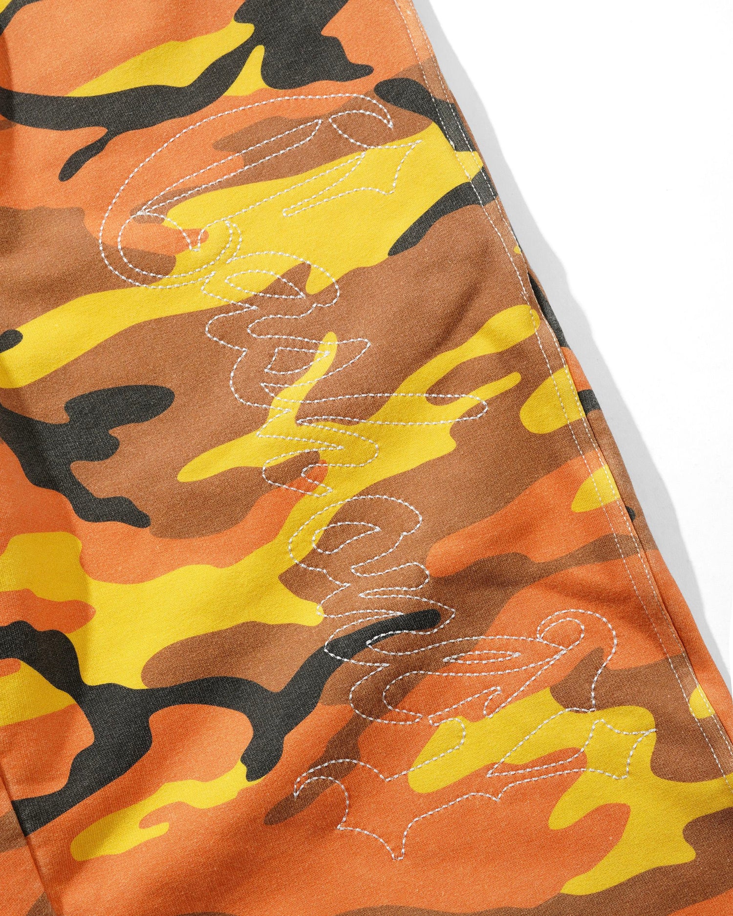 Strip Fleece Sweatpants, Fall Camo