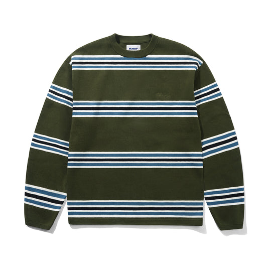 Stripe Knit Sweater, Army