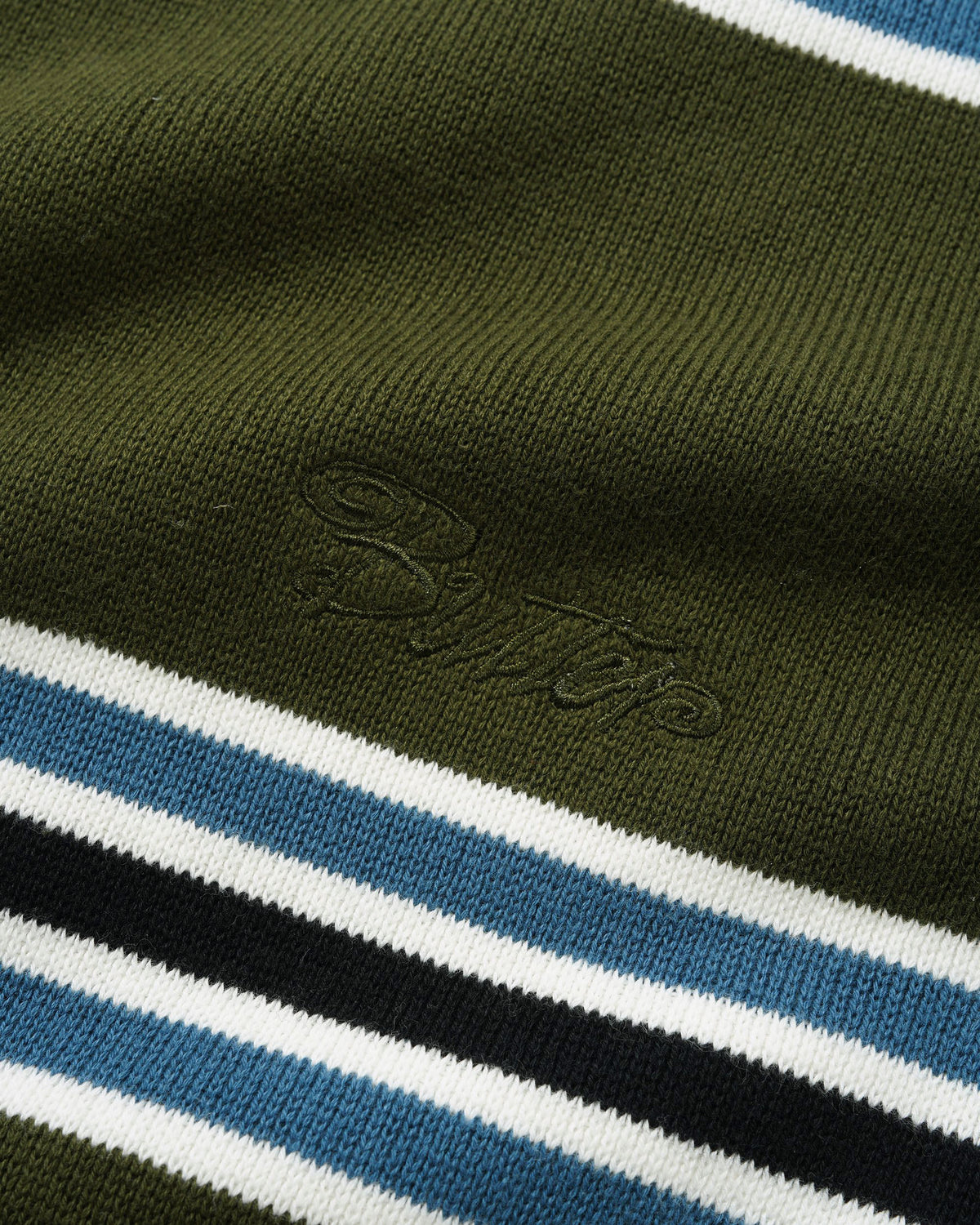 Stripe Knit Sweater, Army