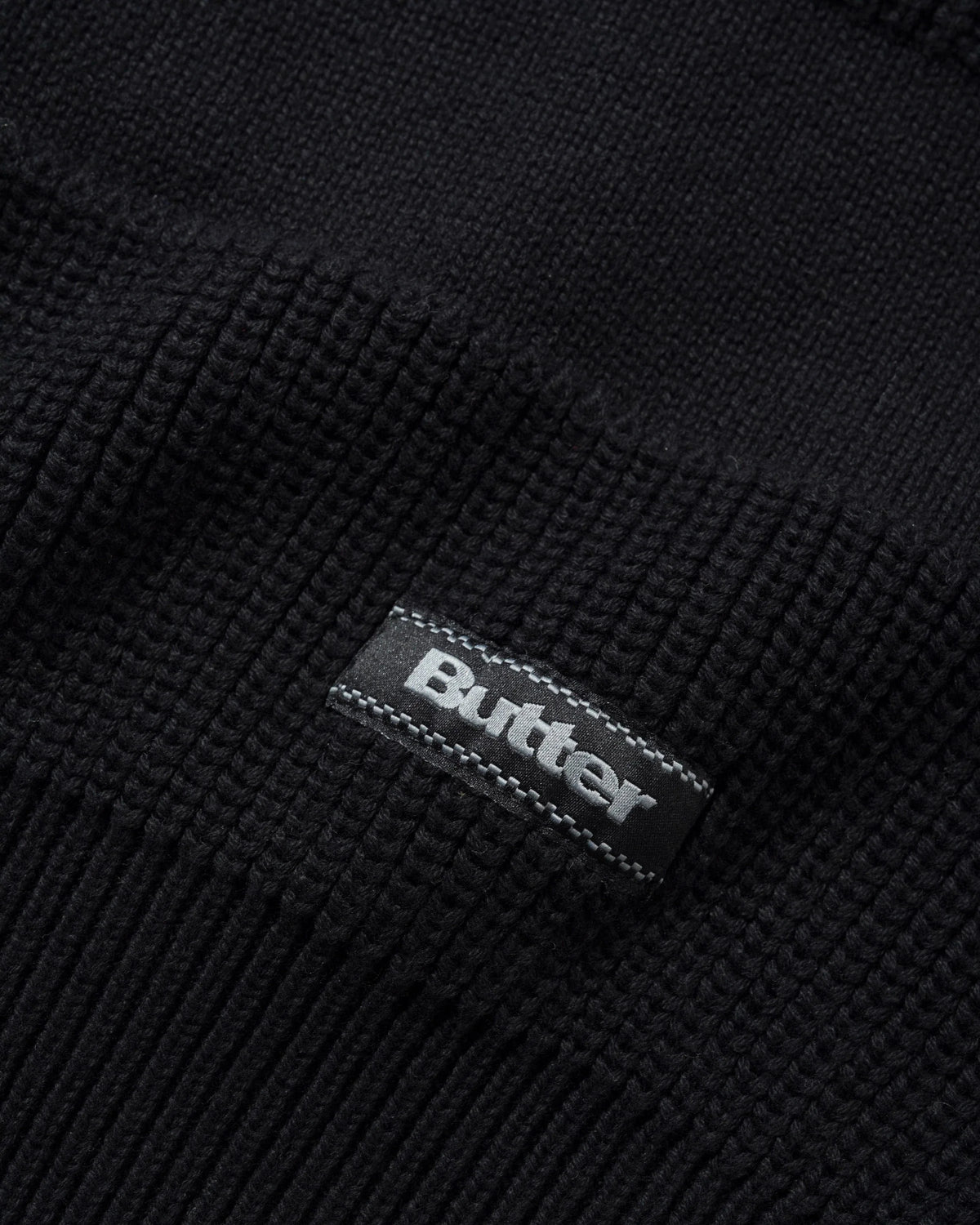 Stripe Knit Sweater, Black