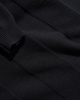 Stripe Knit Sweater, Black