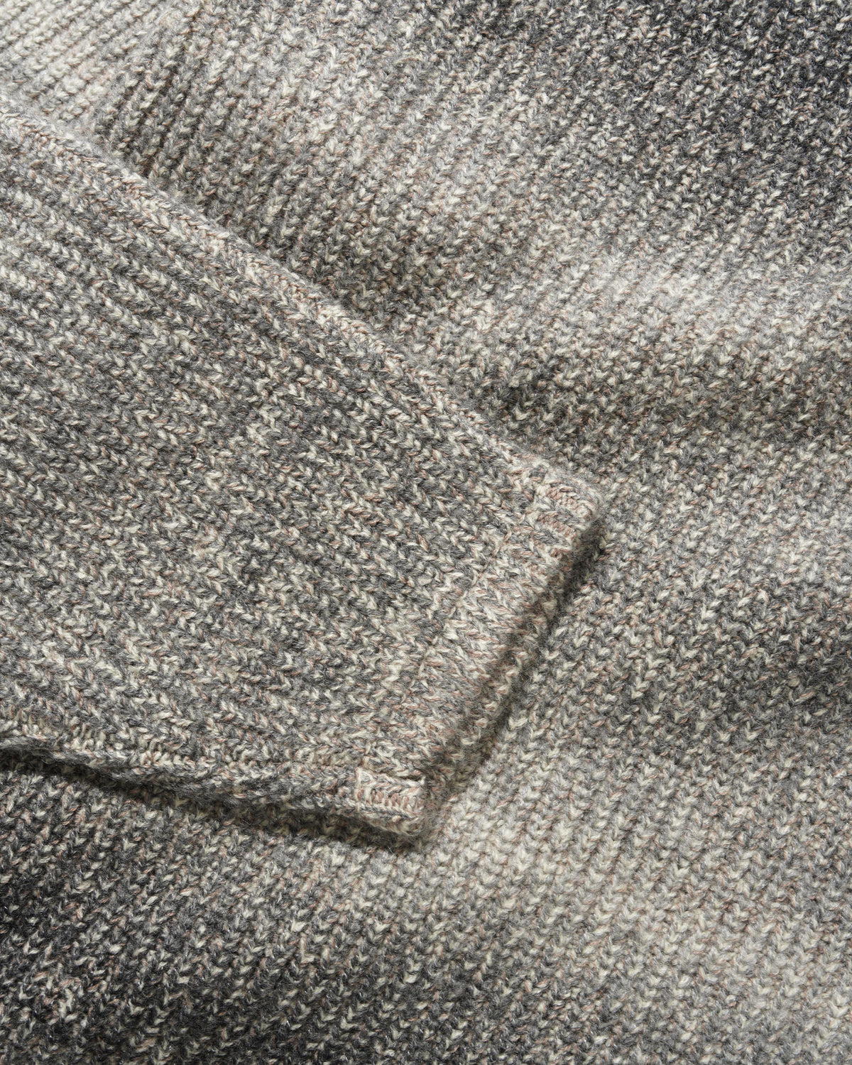 Stripe Knit Sweater, Black Marle