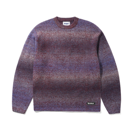 Stripe Knit Sweater, Blue