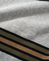 Stripe Knit Sweater, Grey