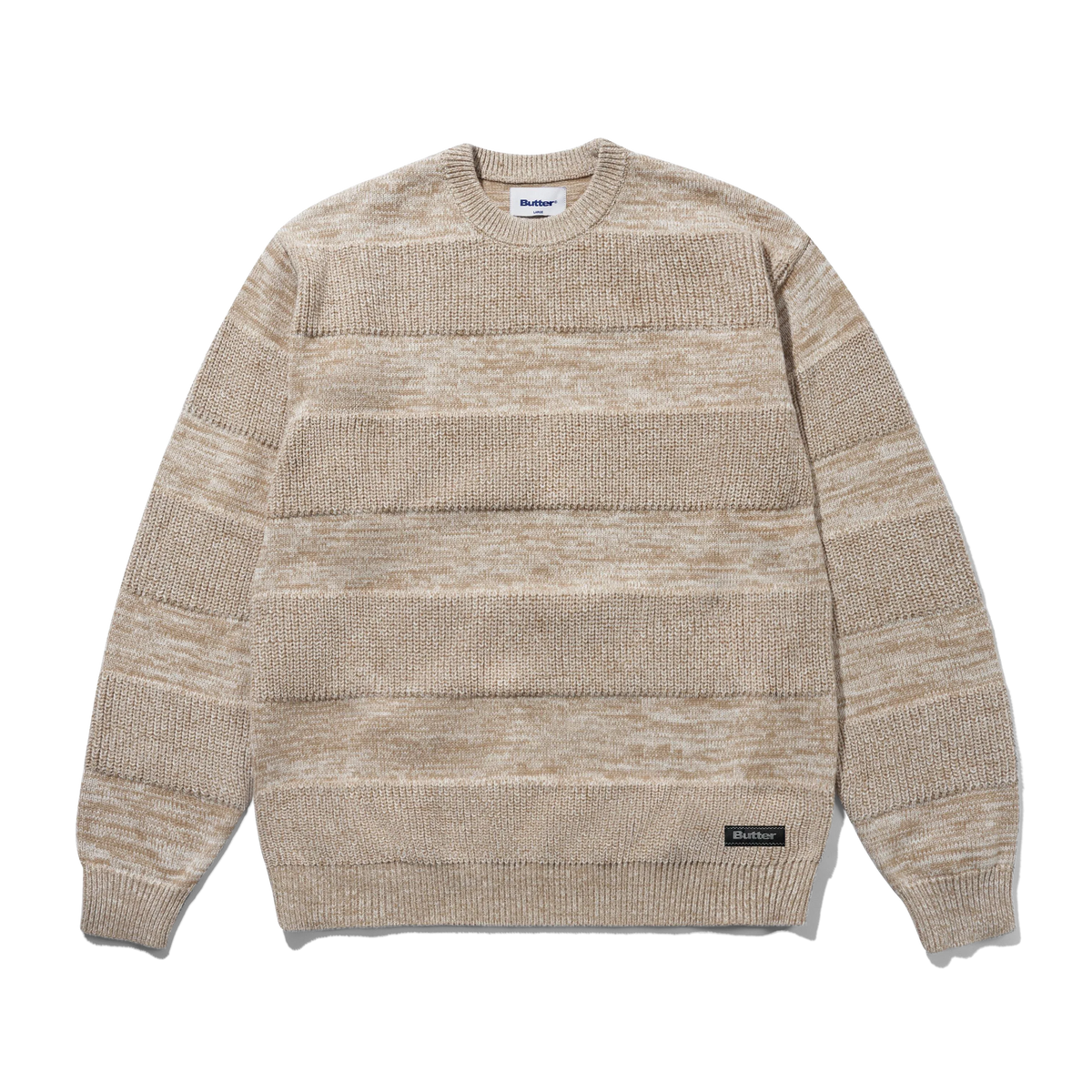 Stripe Knit Sweater, Oat Marle