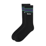 Stripe Socks, Black