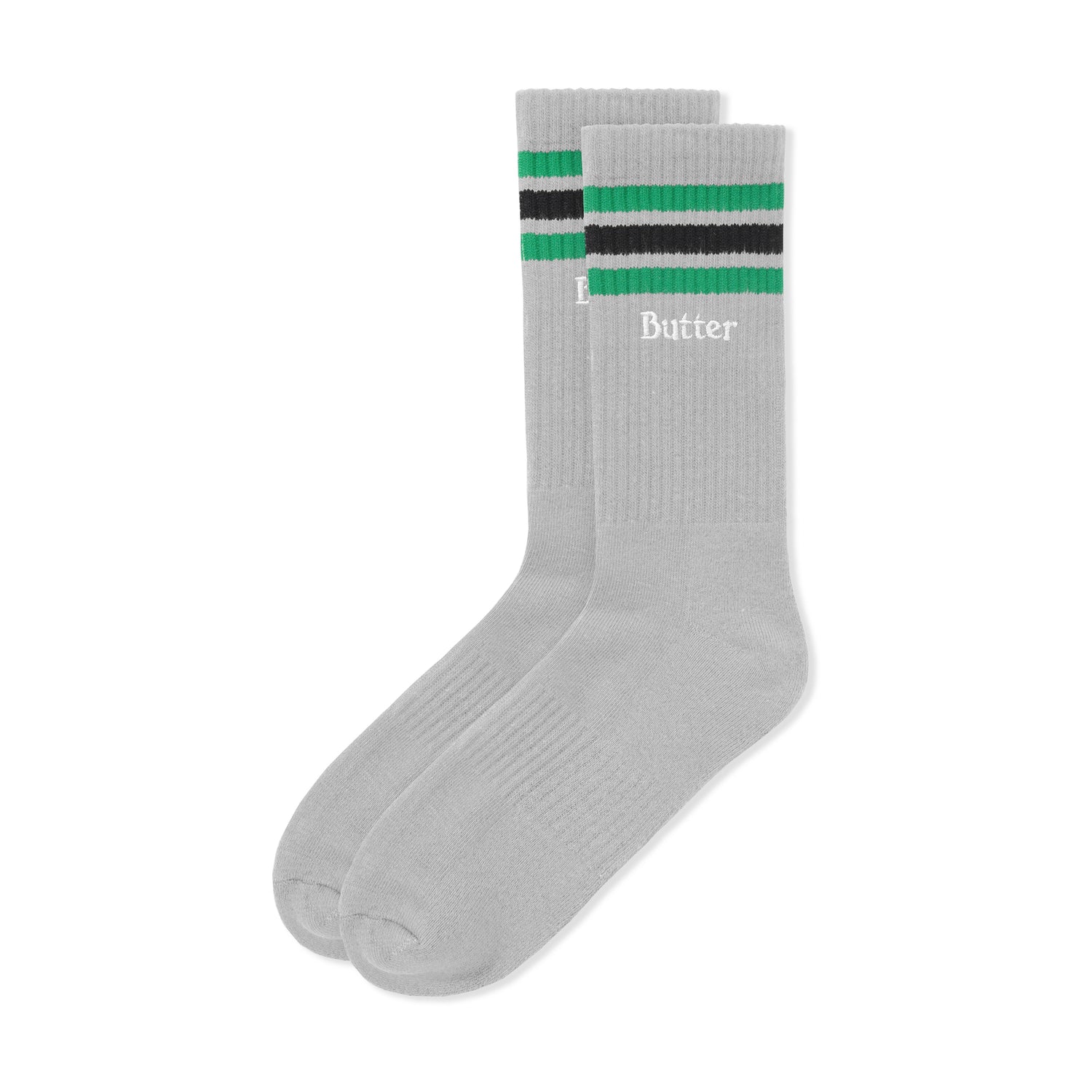 Stripe Socks, Grey