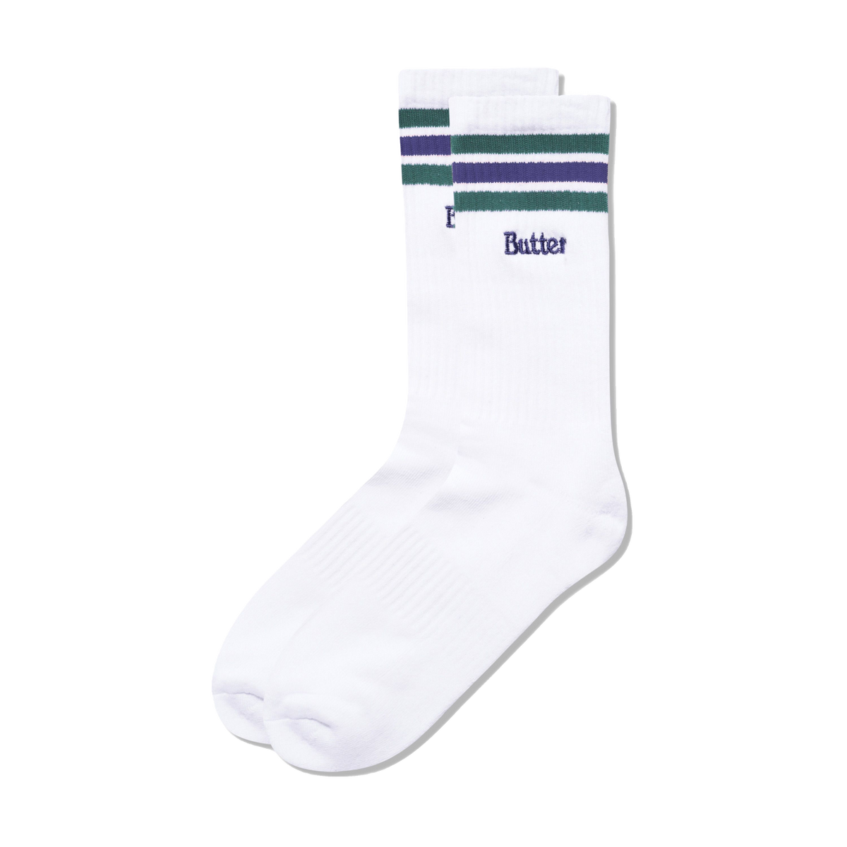 Stripe Socks, White