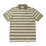 Striped Polo Shirt, Beige / Tan