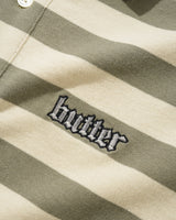Striped Polo Shirt, Beige / Tan