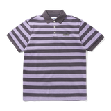 Striped Polo Shirt, Purple / Dusk